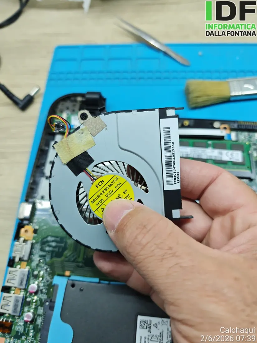 Cambio de cooler de notebook