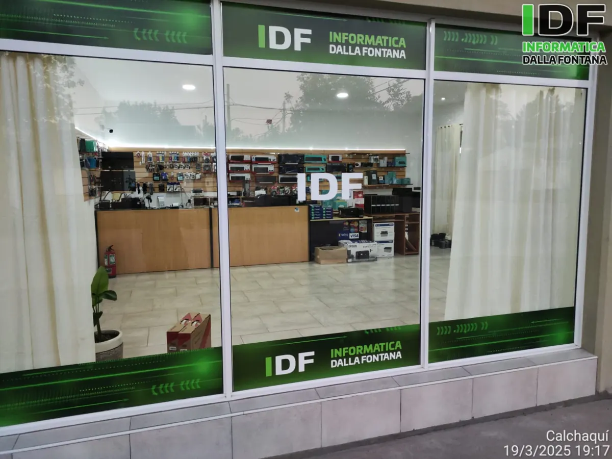 Vidriera del local